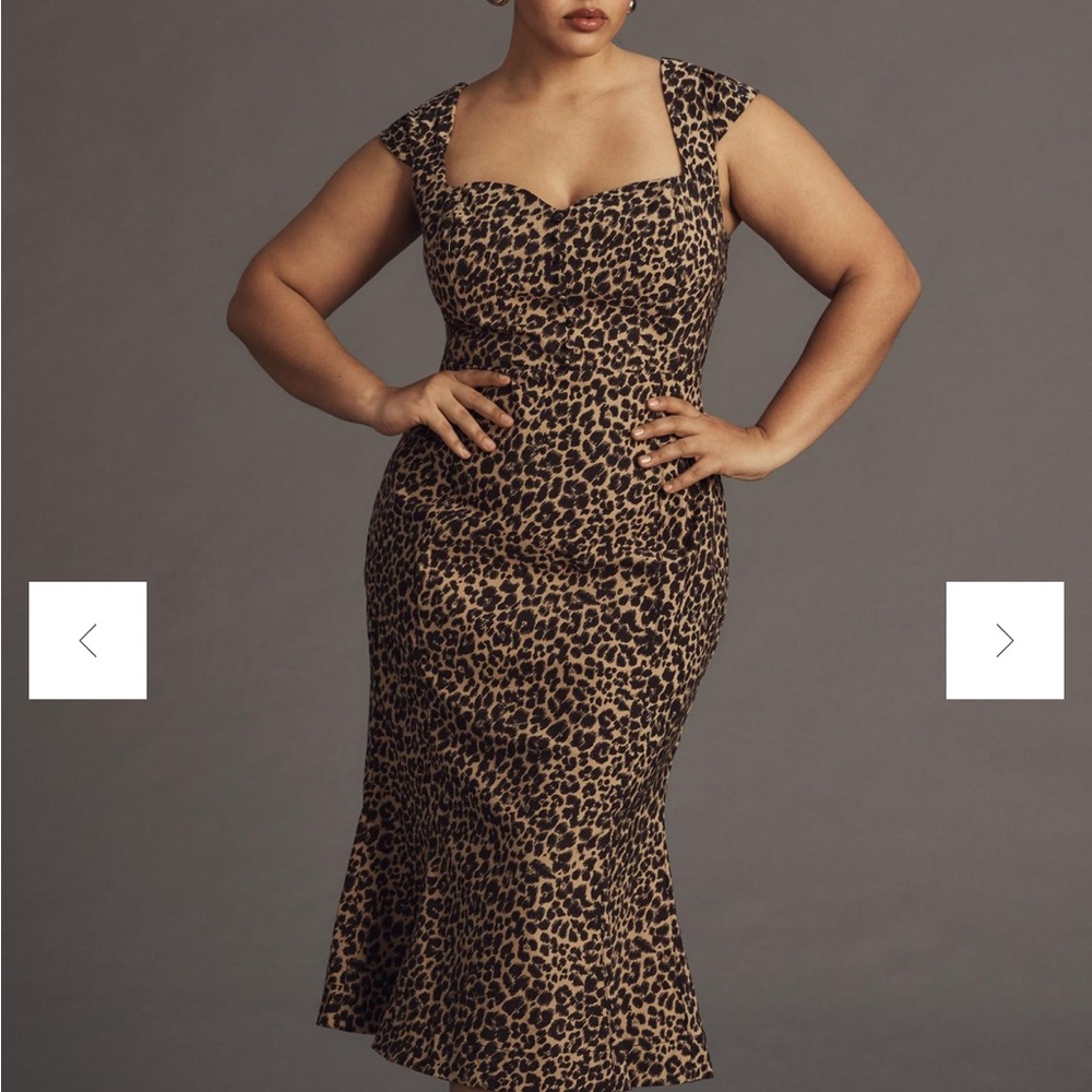 Leopard Print Women's Dress